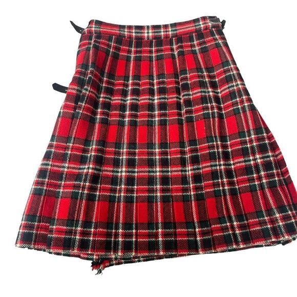 GLENCONNER Morrison Vintage Merino Wool Girls Kilt - Picture 10 of 14